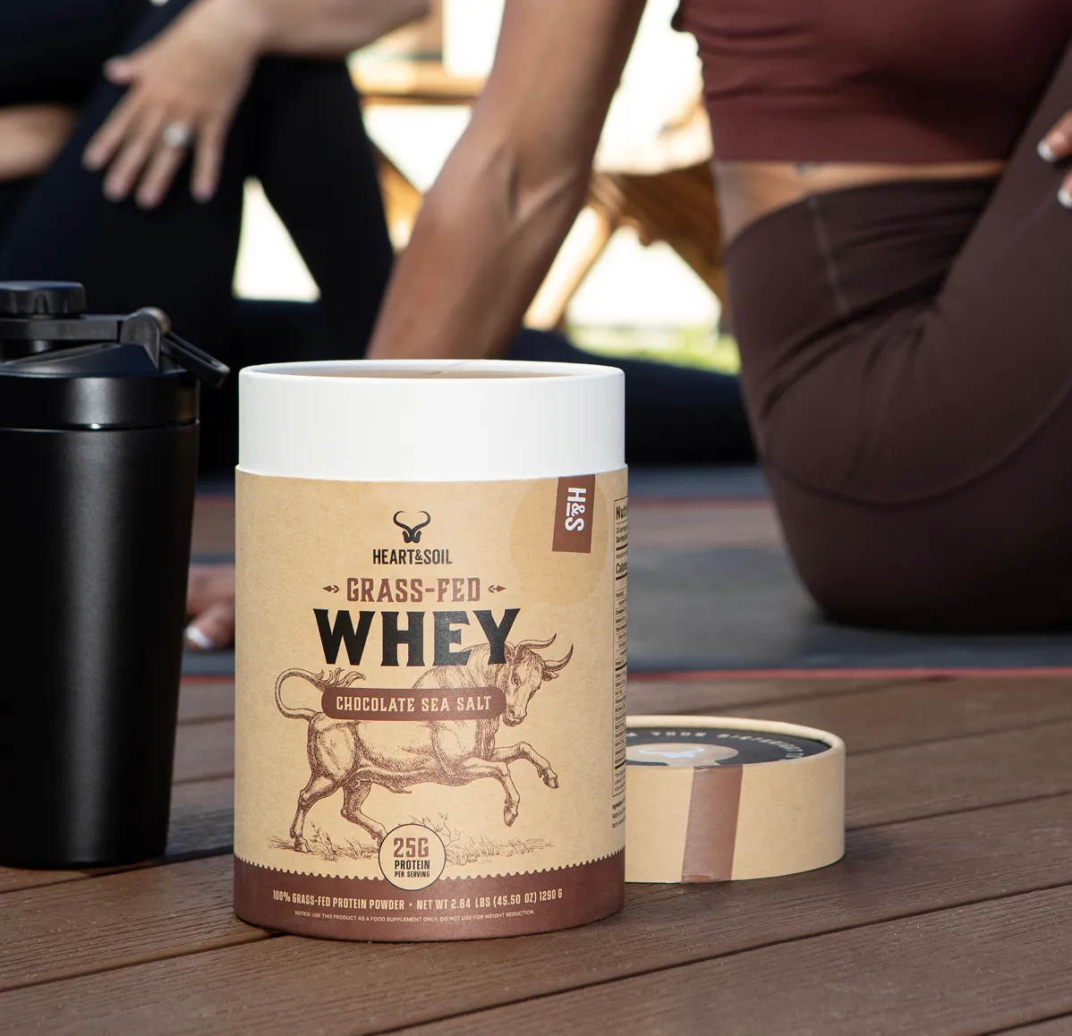 Grass-Fed Whey Chocolate Sea Salt - Image 5